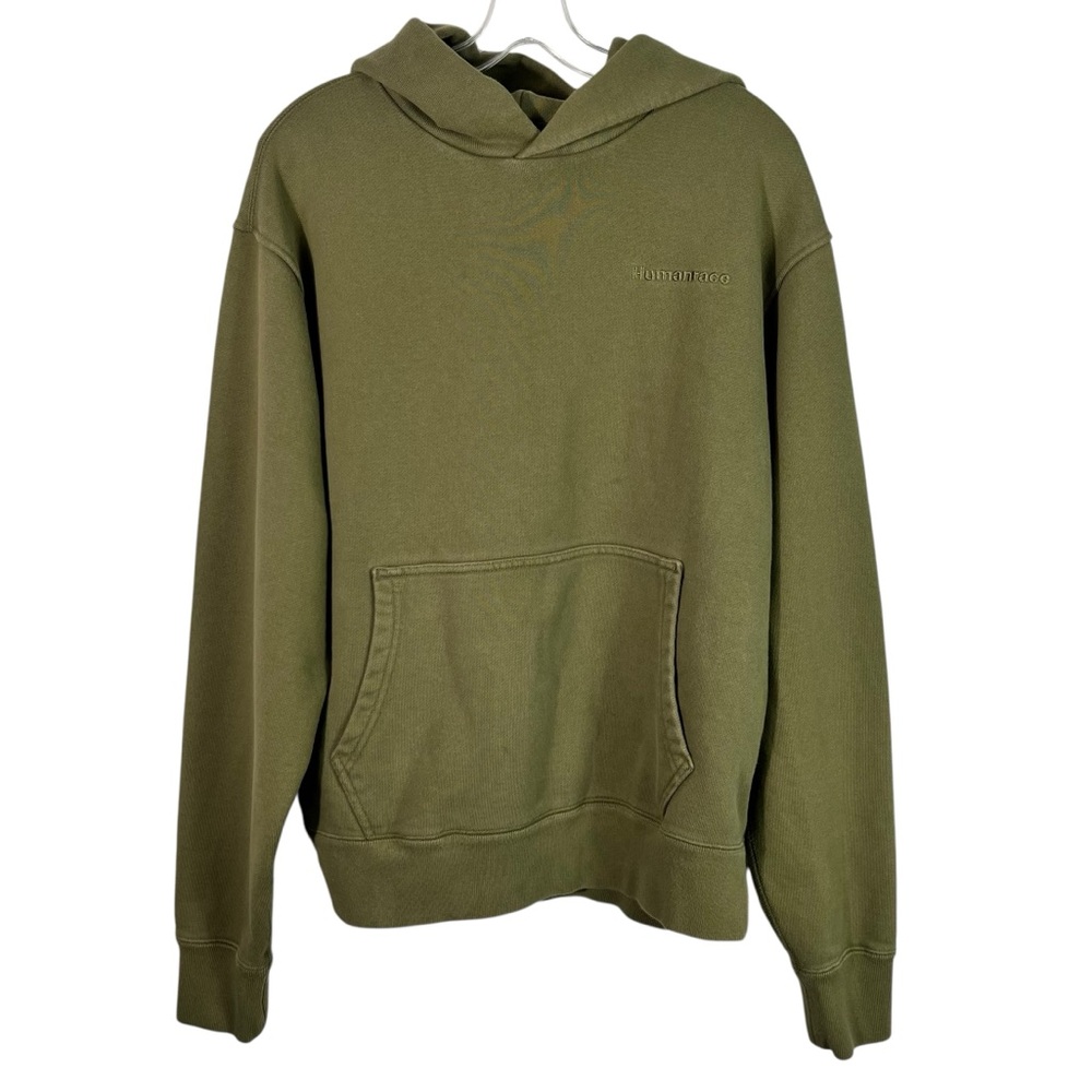 Adidas x Humanrace Muted Green Heavyweight Sweatshirt Hoodie Pharell Williams